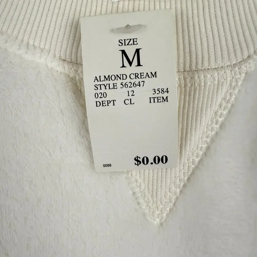 Wondershop Target Pajama Top Womens M Ivory‎ White Soft Loungewear Sleepwear - Picture 4 of 12